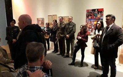 ACIME participa en la visita a la exposición “La bandera que vino de la mar” en el Museo Naval para acercar la cultura de defensa a las personas con discapacidad